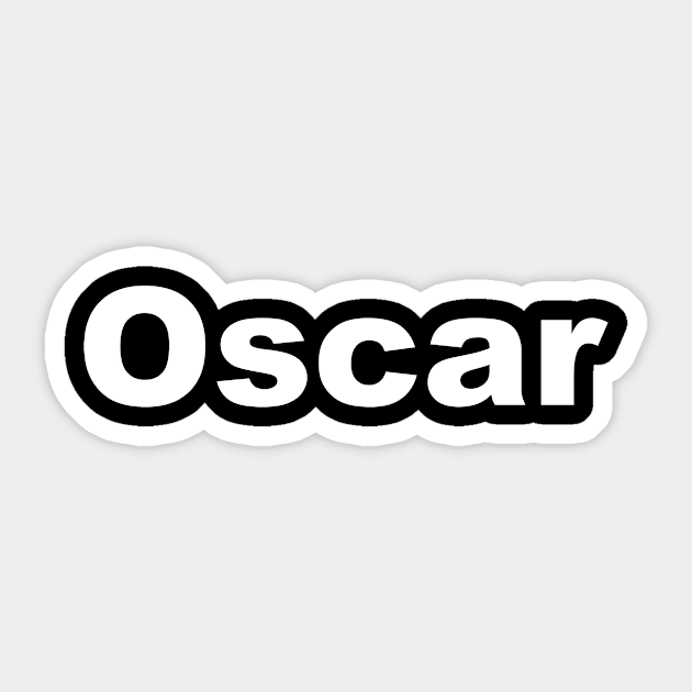 Oscar Sticker by ProjectX23